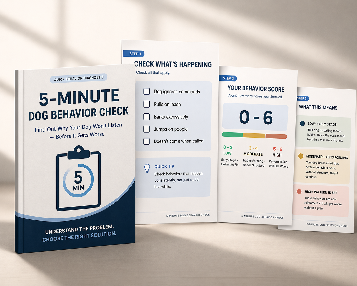 5-Minute Dog Behavior Check